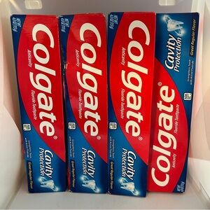 4 x Colgate Cavity Protection Toothpaste Paste, Regular, 4 oz EXP 07/22